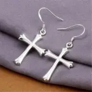 925 Silver Cross EarRings