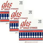 Ghs Strings for Banjo 220 Light, 3 Sets of 220