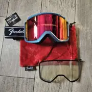 NEW Giro x Fender Limited Edition Snow Goggles Giro Revolt with bonus clear lens