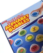 New in Box Float & Find Alphabet Bubbles Lakeshore 26 Pieces