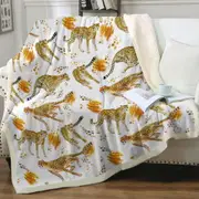 Cool Cheetah Pattern Throw Blanket