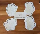 Farm Animals Cookie Cutter & Embosser Cutter Set of 4- Pig- Chicken- Goat