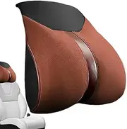 Car Headrest Pillow - Car Neck Pillow for Driving | Car Seat Neck Support | Neck Support Back Travel Pillow | Travel Pillow for Car | Softness Driving Headrest with Adjustable Strap for