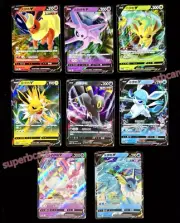 Pokemon S-Chinese Eevee Heroes CS4aC 8 Cards Espeon Umbreon Glaceon etc V RR New