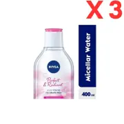 X3 NIVEA Perfect & Radiant Micellar Water For Women - 400ml (3PCS)