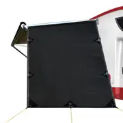 Caravan Privacy Screen 1.95 x 2.2M End Wall Side Sun Shade Roll Out Awning