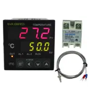 INKBIRD Digital PID ITC-100VH Temperature Controller 25DA SSR K Thermocouple C