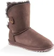 [OZWEAR UGG] Women's Classic Short Button Ugg Boot