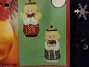 Walco CAROLLERS Vintage Sequin Bead Christmas Ornament Craft Kit NOS Carolers