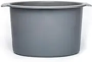 Commode Bucket - Replacement Pail for Most Standard and Bariatric Commodes and Bedside Toilets - 12 Quart / 2 Gallon Capacity (1)