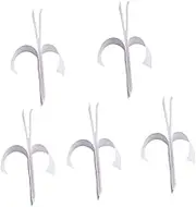 KICHOUSE 10pcs Self Adhesive Hook and Loop Tape Strips for Wall Mounting Strong Hold for Home Office Decor Removable and Reusable Mounting for Smooth Surfaces