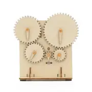 DIY Wooden Electric Gear Wheel Science Experiment Technology Puzzle Kit7717