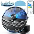 Robot Vacuum & Mop Combo, 4500Pa, LiDAR, No-Go Zones, WiFi, Alexa