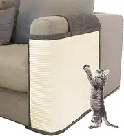 Cat Scratch Couch Protector,Furniture Protector from Cat Scratching with Natural Sisal for Protecting Sofa Couch (Left Hand)