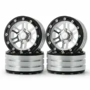 4Pcs Metal 1.9" Beadlock Wheel Rims for SCX10 90046 D90 CC01 TF2 1:10 RC Crawler