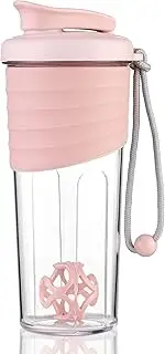 Shaker Bottle for Protein Mixes，24 oz，Protein Shaker Bottles with Whisk Ball, Mixer Bottle,Portable Pre Workout Whey Protein Drink Shaker Cup