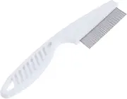 Hohopeti Durable Pet Flea Removal Comb for Dogs and Cats Teeth Grooming Tool Comfortable Ergonomic Design Cleans Coats and Removes Debris for Pet Owners Random Color