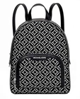 Michael Kors Jaycee MD PKT Backpack Bag Logo Black, Silver New