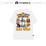 LUCK LOCAL BRAND TEEWORLD SAIGON 復古 T 恤男士女士白色黑色寬鬆形式中性 S-5XL