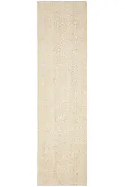 Rug Culture Madras Parker Cream Runner Rug