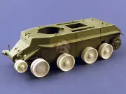 Panzer Art 1/35 Burnt Out Wheels for Soviet BT-7 Light Cavalry Tank RE35-016