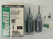 High Resolution HP DeskJet Black Ink Refill Kit for Cartridge 51626A -Twin Pack