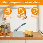 Cheese Slicer Cutter with Board Adjustable Thickness Cheese Cutter Safety veQaZ