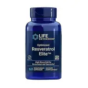 Life Extension Optimized Resveratrol Elite, 60 Veg Caps (Pack of 6)