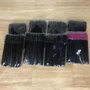 390x New Disposable Mascara Wands Eyelash Brow Lash Brush Applicator Spoolies