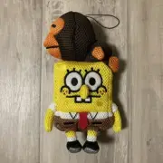 BAPE × Spongebob Big Plush Doll Strap a bathing ape
