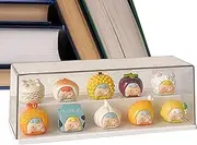 Lmyit Clear Display Case for Figures,Display Box for Collectibles | Dustproof Display Case for Small Figures, Multifunctional Storage Box for Miniature Figures