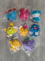 8 2000 Mr Men Little Miss Plush Soft Toys McDonalds Cartoon Figures - New Sealed
