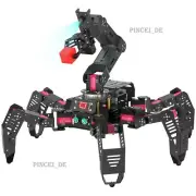 SpiderPi Pro Hexapod Robot Smart Robot w/ AI Robotic Arm for Raspberry Pi 4B