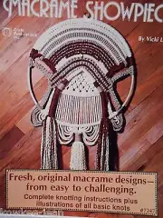 Macrame Showpieces: 12 easy to challenging designs ~ Vintage patterns ~ see pics