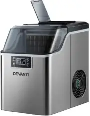 Ice Maker Machine 3.2L Stainless Steel Portable Countertop Icemaker Cube Makers