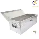 20"×12"×9.5" Tool Box Silver Aluminum Diamond Plate for Garage Pickup Trailer