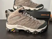 Merrell Moab 3 Mid Hiking Trail Boots Falcon Womans Size 8