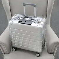 在飛比找Yahoo!奇摩拍賣優惠-品質 拉桿箱旅行行李箱 旅行箱 箱 18寸全鋁鎂鋁合拉桿箱男
