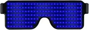 USB Chargeable Light Glasses Glasses Fashionable L Nous Eyeglasses Glowing Glasses for Daily Deco Ion Bar Club Ktv Party Costumes Blue Blue
