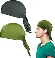 [KIRZAX] Sports Turban Cap, Turban, Bicycle Headwear, Breathable Sweat-Absorbing Cap, Outdoor Cycling Pirate Hat, Quick-Drying Sports Turban, Breathable Sun Protection Cap