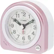 Casio TQ-145-4BJF Compact Analog Travel Alarm Clock PINK