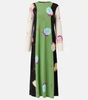 [La DoubleJ] La DoubleJ Swing printed jersey maxi dress UK 6 multicoloured