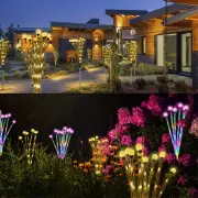 Solar LED Light Garden Decor Firework Light Solar Fireflies Light Garden Lights Christmas Decoration 2023 Solar Light Ou