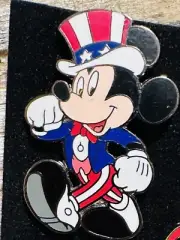 Walt Disney MICKEY MOUSE AS UNCLE SAM PATRIOTIC MILLENIUM PIN COLLECTORS MINT