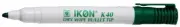 Valuex Whiteboard Marker Bullet Tip 2Mm Line Green Pack 10 EXSUDIST-18078HA