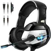 ONIKUMA Gaming Headset with Noise-Canceling Microphone 7.1 Surround Bass