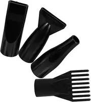 Gatuida 4Pcs Hair Dryer Nozzle Adapter Concentrator Nozzles Comb Style Attachments for Pet Drying Efficient Blow Dryer Accessories for Dogs Cats Small Animals
