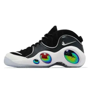 【NIKE 耐吉】休閒鞋 Air Zoom Flight 95 男女鞋 黑 昆蟲複眼 Jason Kidd 車輪鞋(DX6055-001)