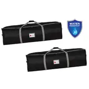 Christmas Tree Storage Bags SET of 2 - BLACK 1.3m
