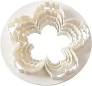 SPHTOEO Bigger Peony Petals Flower Cutter, Set of 4pcs Gum Paste Flowers Cake Decorating Cutter Fondant Mould Sugar Tools